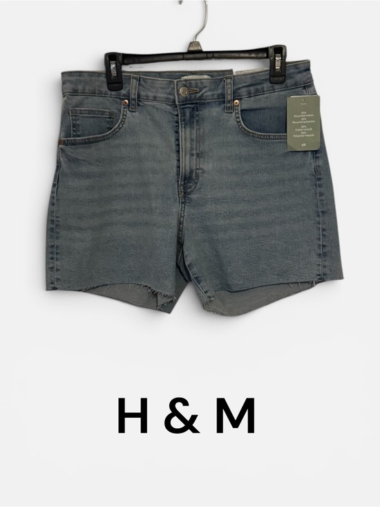 H&M Pants - NWT H&M High-Rise Denim Jean Shorts w/Stretch SZ: 14 #M